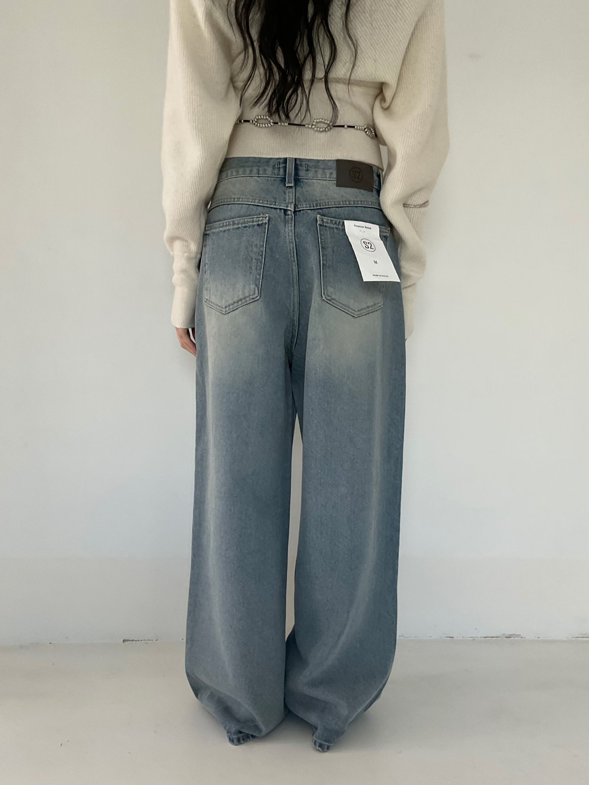 s.2.0韓國東大門直郵女士新款26春夏熱賣休閑推薦牛仔褲s.2.0牛仔褲