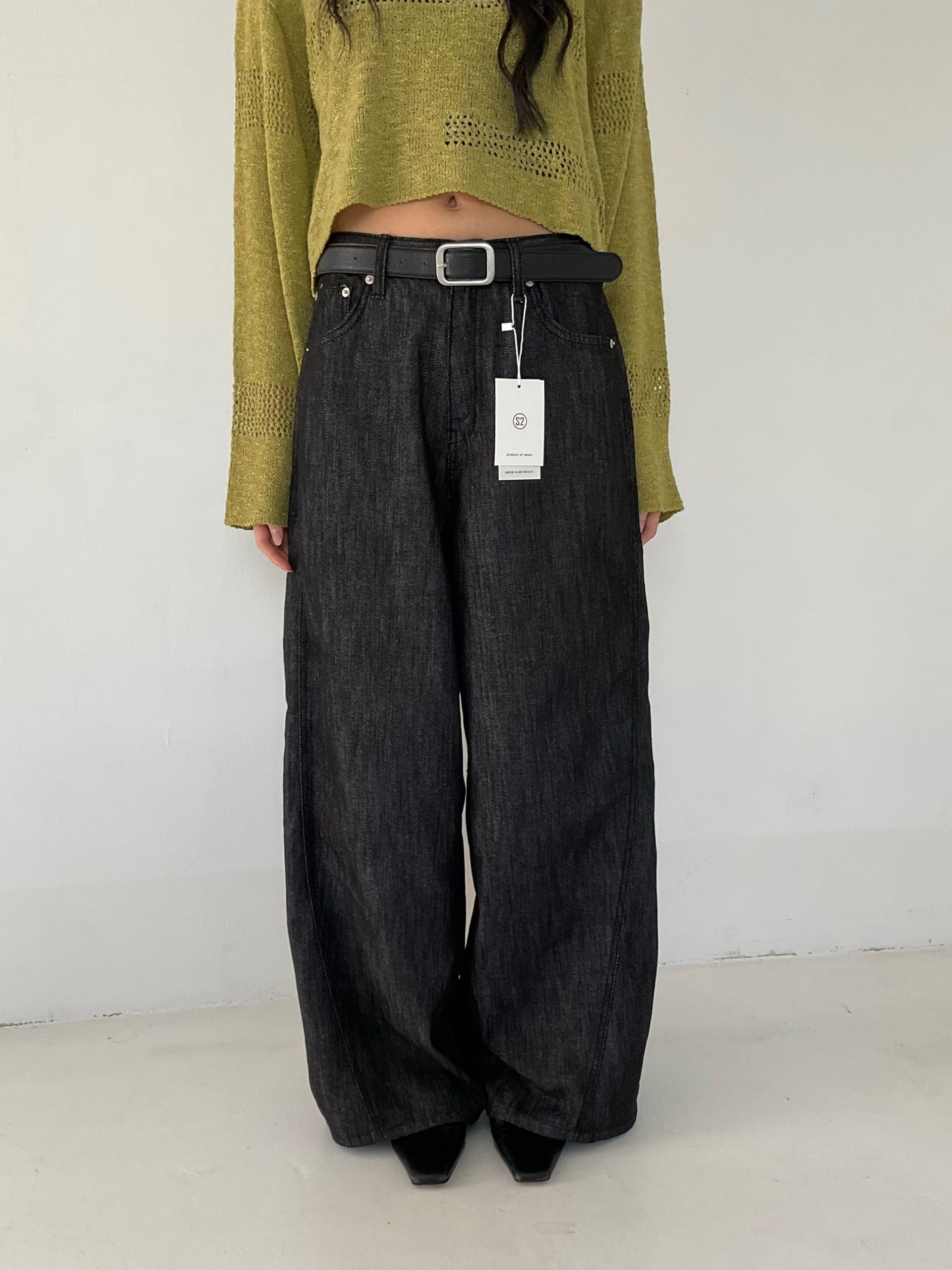 s.2.0韓國直郵女士新品26春夏時尚職業休閑熱賣人氣牛仔褲s.2.0牛仔褲