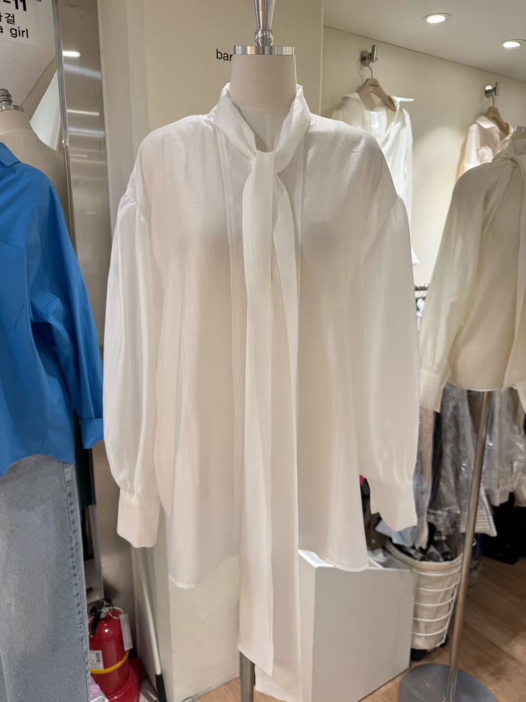 BARBARA GIRL韓國東大門代購女裝新品職業襯衫蕾絲衫天絲BARBARA GIRL襯衫/蕾絲衫圖色1