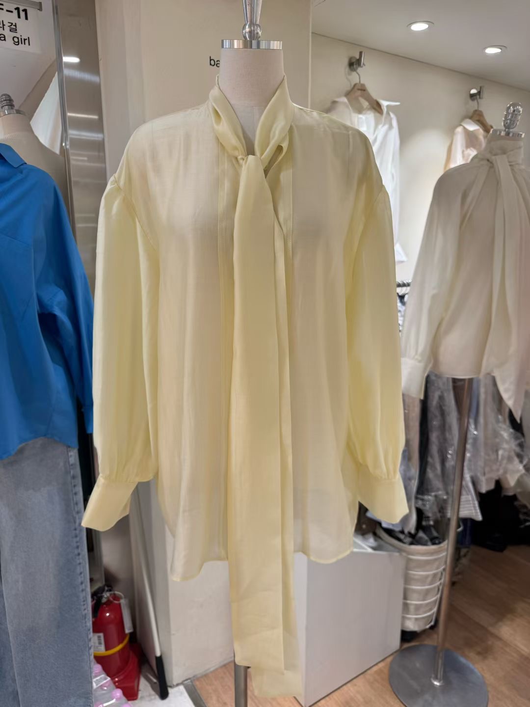 BARBARA GIRL韓國東大門代購女裝新品職業襯衫蕾絲衫天絲BARBARA GIRL襯衫/蕾絲衫圖色3