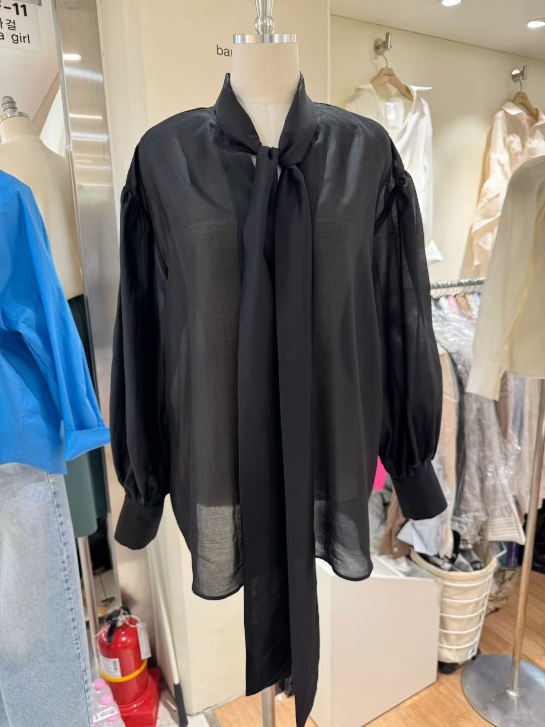 BARBARA GIRL韓國東大門代購女裝新品職業襯衫蕾絲衫天絲BARBARA GIRL襯衫/蕾絲衫圖色4