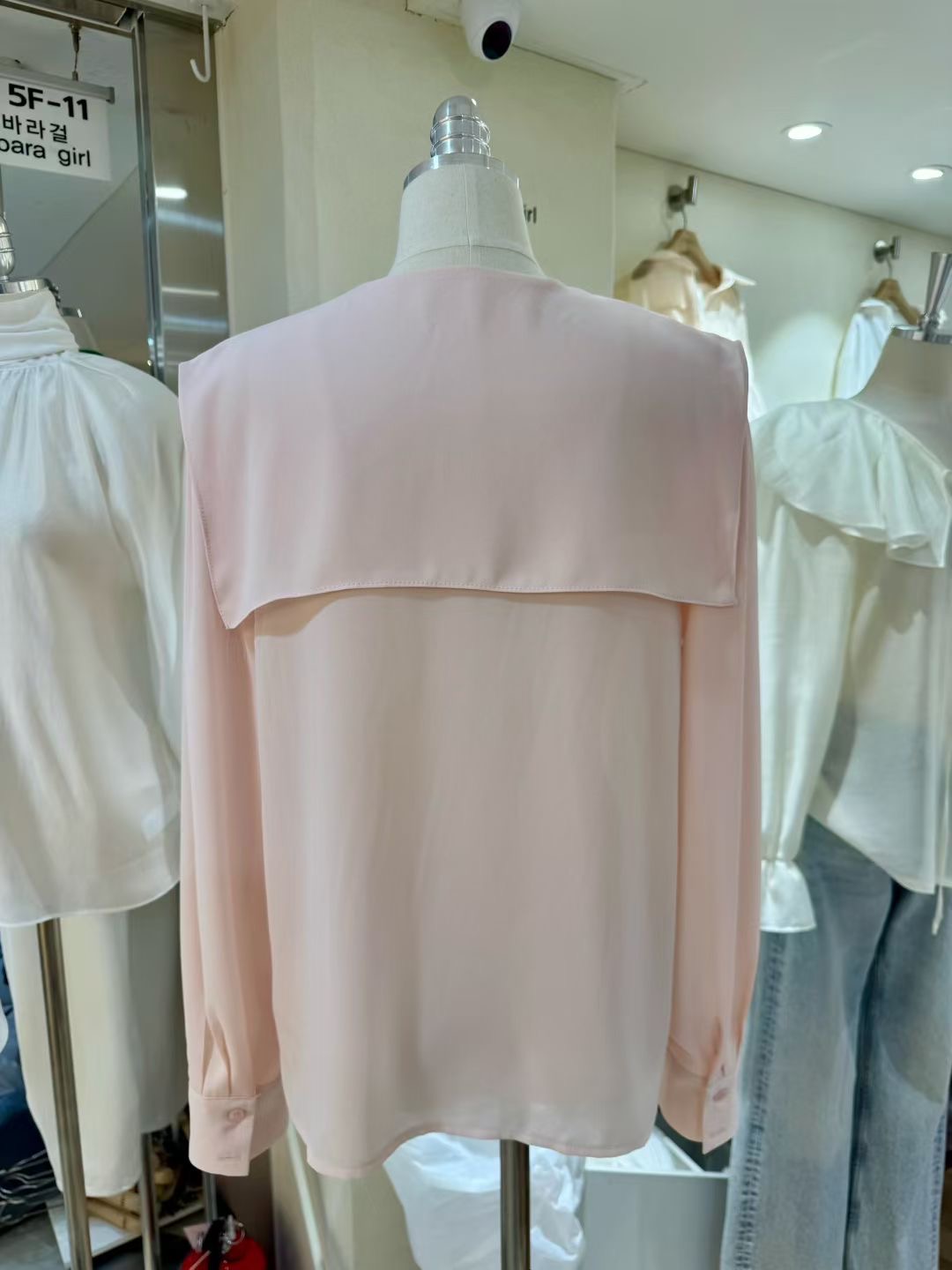 BARBARA GIRL韓國直郵女裝新款推薦休閑熱賣襯衫蕾絲衫圍巾BARBARA GIRL襯衫/蕾絲衫