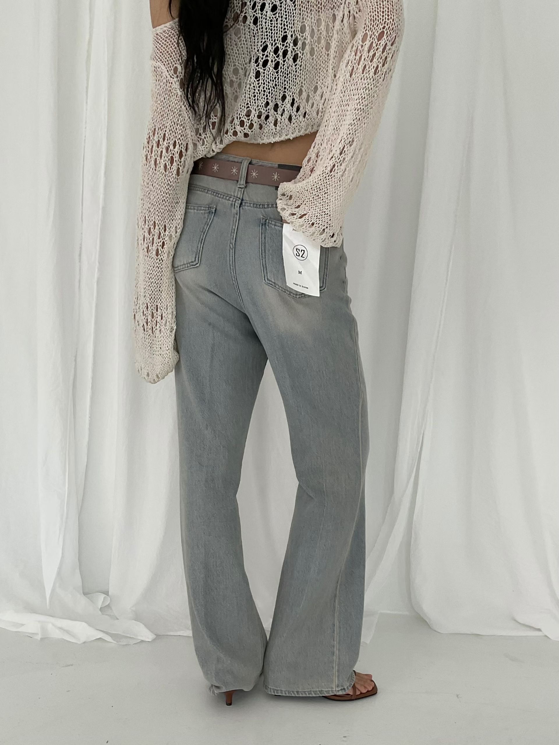 s.2.0韓國代購女裝新品熱賣休閑推薦職業人氣時尚牛仔褲s.2.0牛仔褲