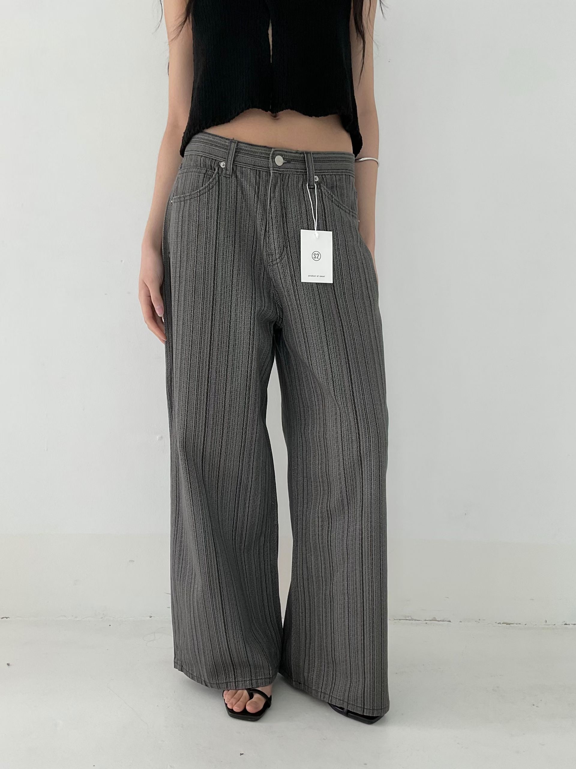 s.2.0韓國代購女士新品26春夏休閑時尚熱賣人氣職業牛仔褲s.2.0牛仔褲