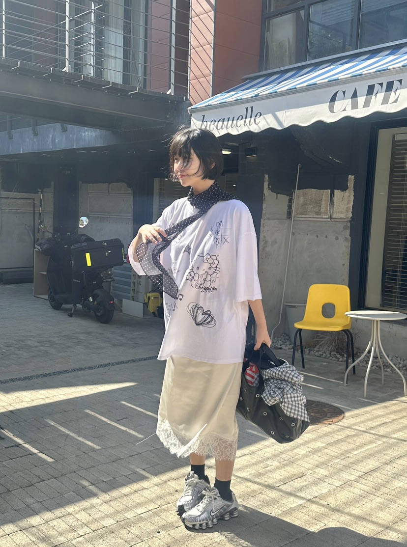 THE LINE-Q韓國直郵實拍女裝新品推薦時尚熱賣職業休閑T恤THE LINE-QT恤