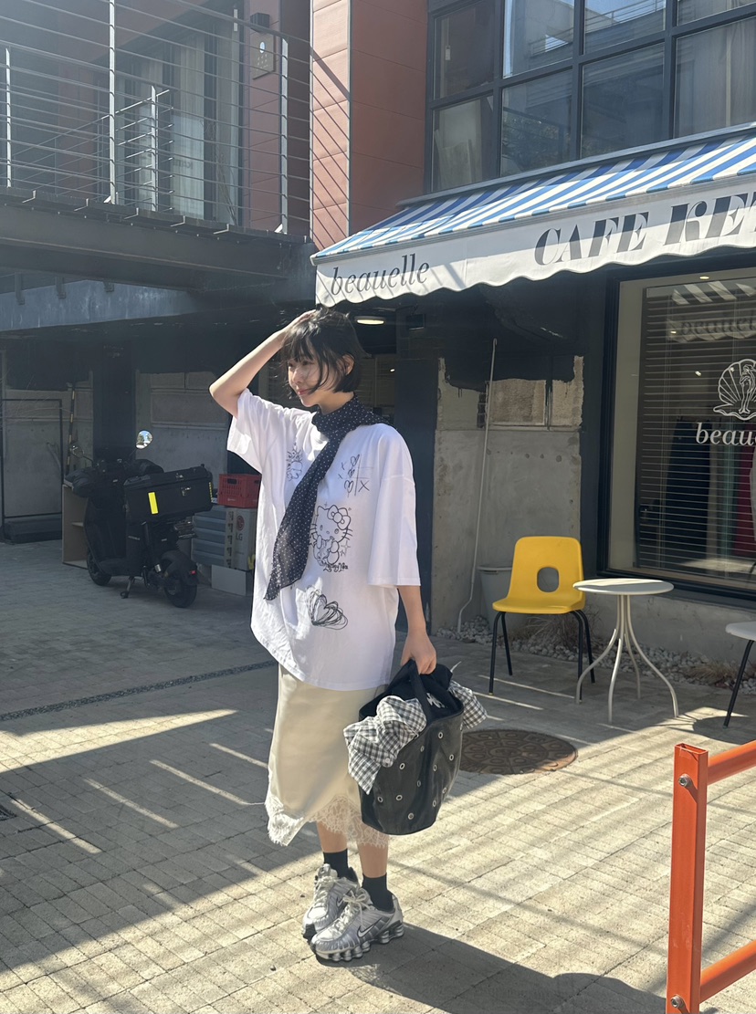 THE LINE-Q韓國直郵實拍女裝新品推薦時尚熱賣職業休閑T恤THE LINE-QT恤