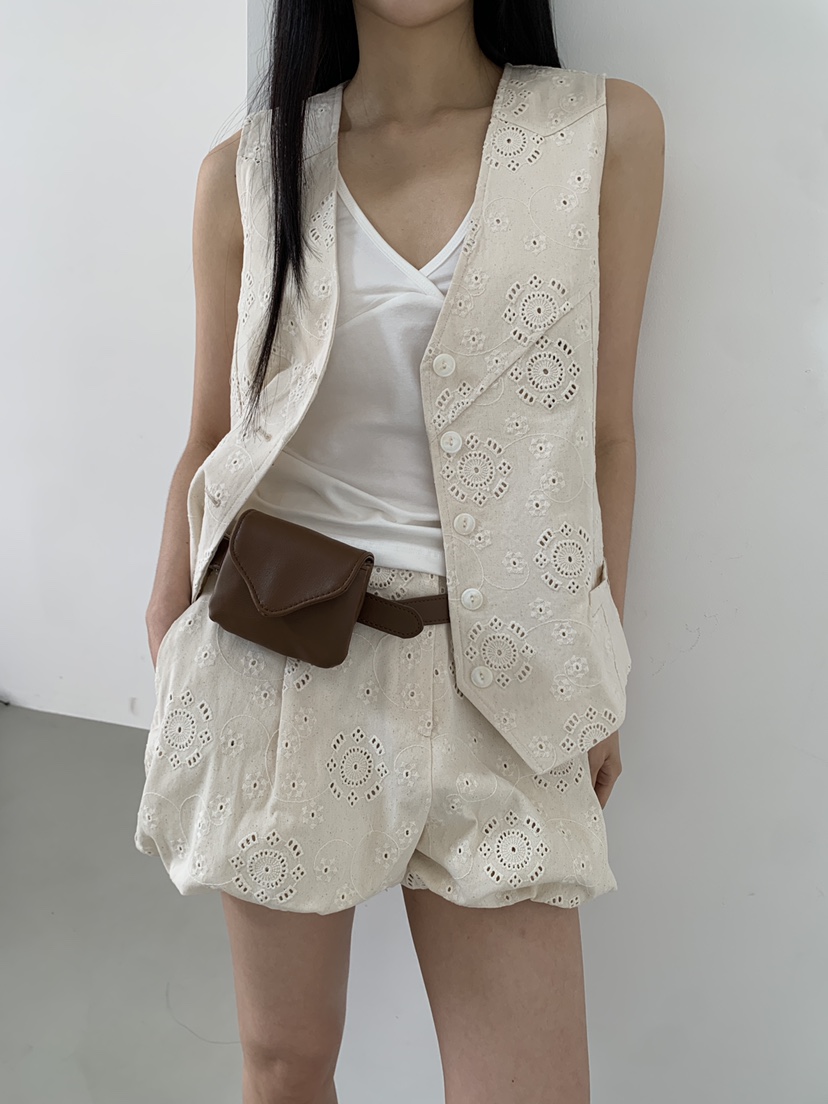 MURMUR韓國代購女裝新品熱賣時尚職業人氣休閑26春夏馬甲MURMUR馬甲