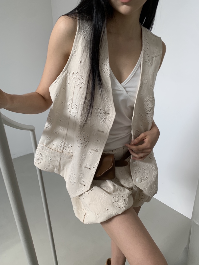 MURMUR韓國代購女裝新品熱賣時尚職業人氣休閑26春夏馬甲MURMUR馬甲