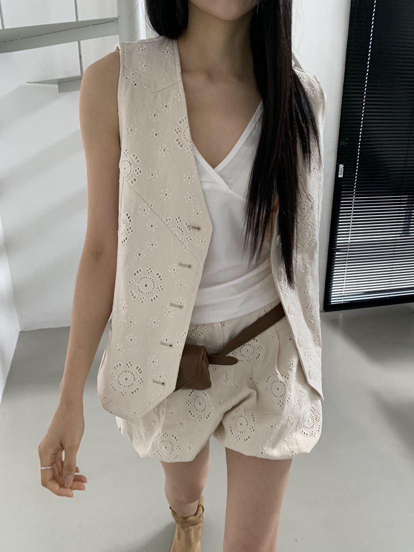 MURMUR韓國代購女裝新品熱賣時尚職業人氣休閑26春夏馬甲MURMUR馬甲