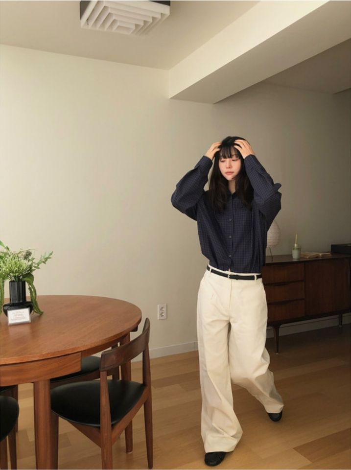 LIVE FOREVER韓國東大門直郵女裝新款人氣熱賣休閑休閑褲LIVE FOR_EVER休閑褲