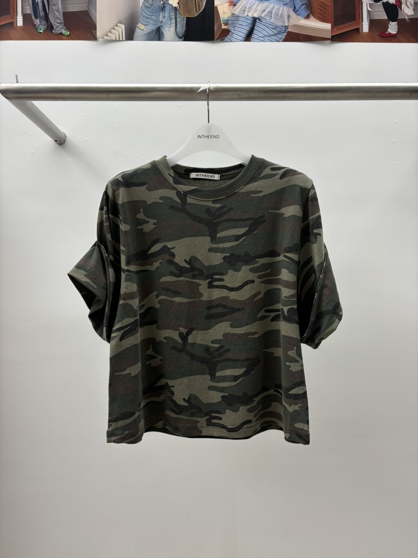 INTHEEND韓國直郵女士新品時尚休閑26春夏人氣推薦職業T恤INTHEENDT恤圖色1