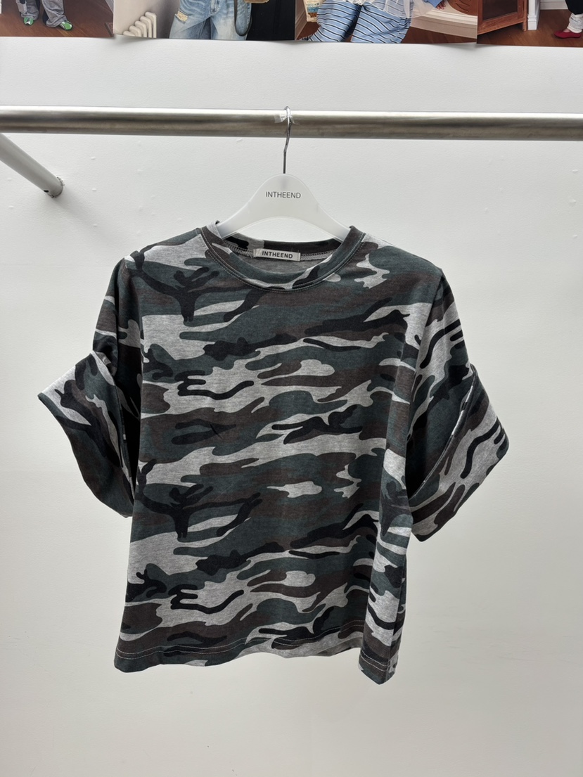 INTHEEND韓國直郵女士新品時尚休閑26春夏人氣推薦職業T恤INTHEENDT恤圖色2