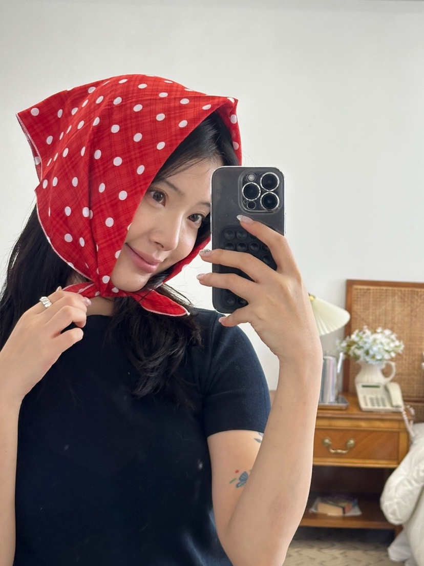 NICEALICE韓國代購女裝新款休閑時尚26春夏職業圍巾披肩棉質NICEALICE圍巾/披肩