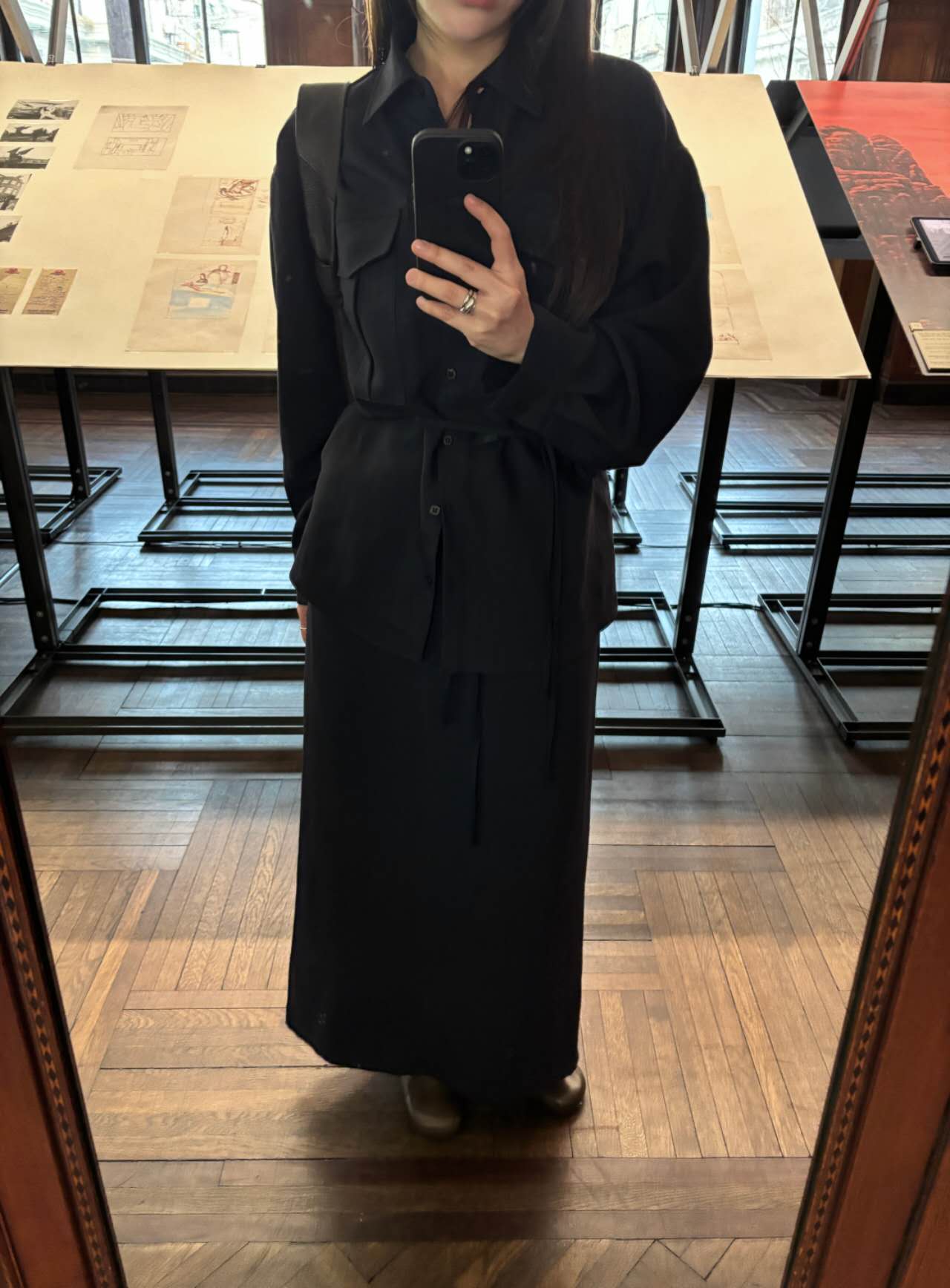 GRIP韓國東大門代購女士新品熱賣人氣推薦職業休閑時尚長裙GRIP長裙圖色2