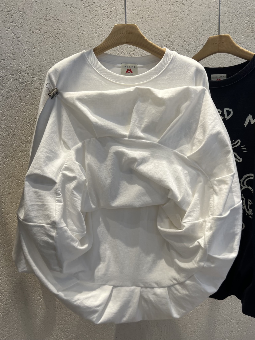 THE LINE-Q韓國代購女裝新品職業推薦休閑人氣熱賣26春夏T恤THE LINE-QT恤