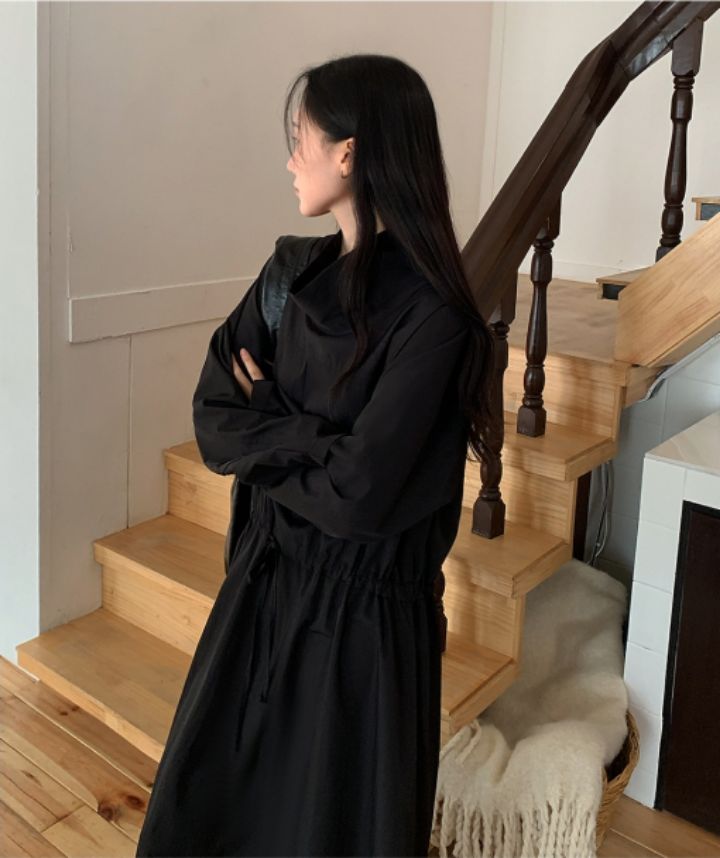 LIVE FOREVER韓國東大門直郵女裝新款推薦休閑職業連衣裙LIVE FOR_EVER連衣裙