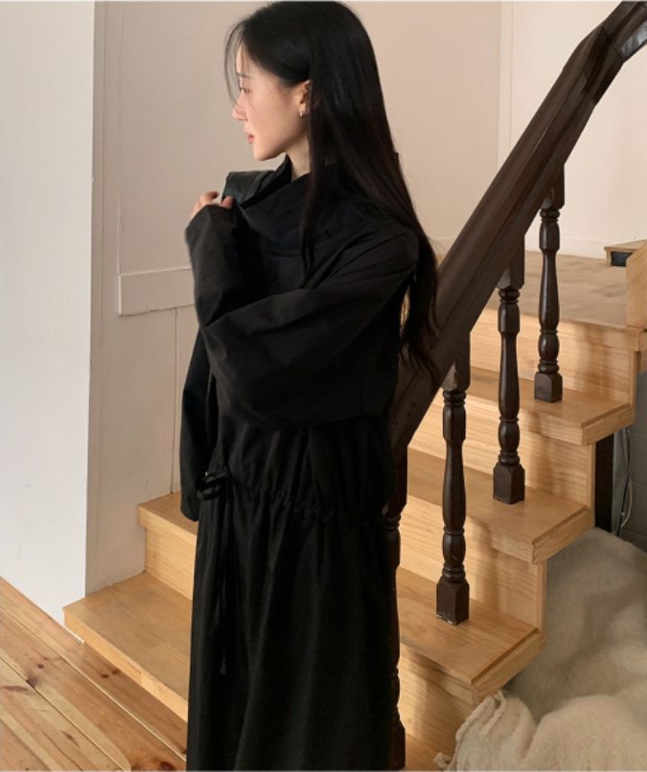 LIVE FOREVER韓國東大門直郵女裝新款推薦休閑職業連衣裙LIVE FOR_EVER連衣裙