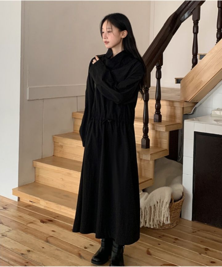 LIVE FOREVER韓國東大門直郵女裝新款推薦休閑職業連衣裙LIVE FOR_EVER連衣裙