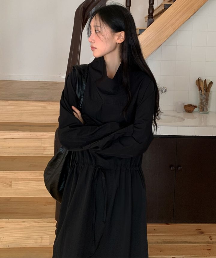 LIVE FOREVER韓國東大門直郵女裝新款推薦休閑職業連衣裙LIVE FOR_EVER連衣裙