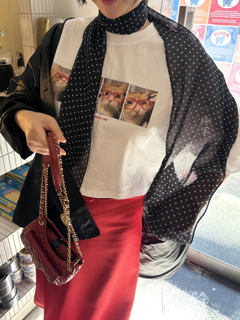 THE LINE-Q韓國東大門直郵女裝新款熱賣職業26春夏T恤莫代爾THE LINE-QT恤