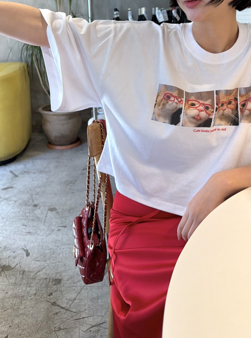 THE LINE-Q韓國東大門直郵女裝新款熱賣職業26春夏T恤莫代爾THE LINE-QT恤