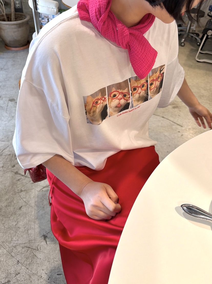 THE LINE-Q韓國東大門直郵女裝新款熱賣職業26春夏T恤莫代爾THE LINE-QT恤