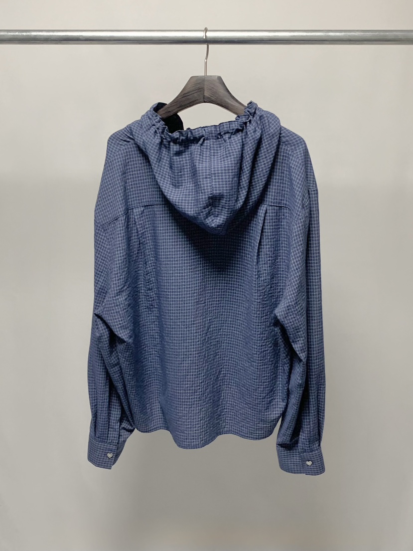 BEFORE SUNRISE韓國直郵女士新品熱賣襯衫蕾絲衫連帽衫格子BEFORE SUNRISE襯衫/蕾絲衫