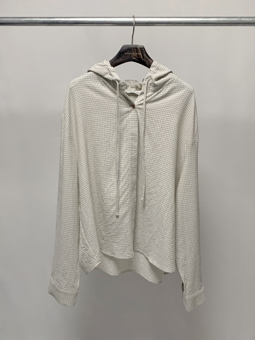 BEFORE SUNRISE韓國直郵女士新品熱賣襯衫蕾絲衫連帽衫格子BEFORE SUNRISE襯衫/蕾絲衫圖色1