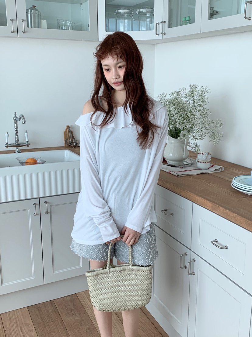 BEFORE SUNRISE韓國直郵女士新款26春夏時尚休閑長袖T恤BEFORE SUNRISE長袖T恤