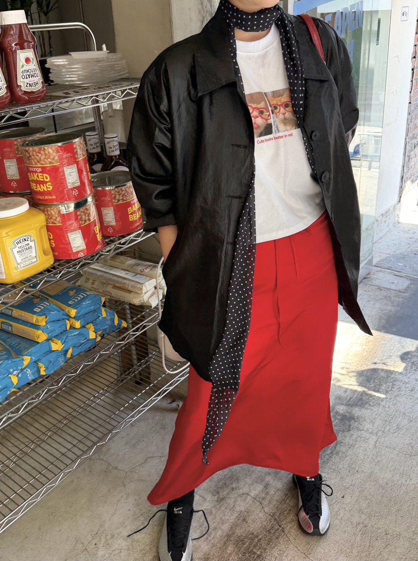 THE LINE-Q韓國東大門代購女士新品休閑推薦26春夏夾克涂層THE LINE-Q夾克