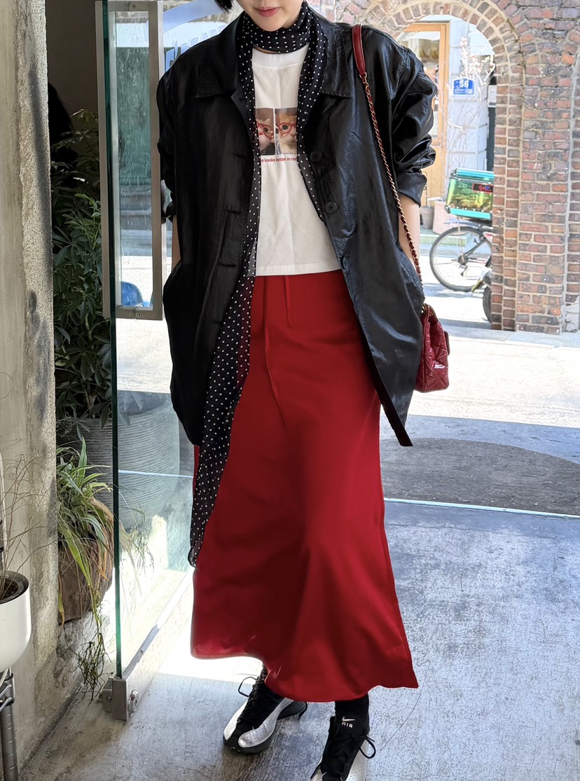 THE LINE-Q韓國東大門代購女士新品休閑推薦26春夏夾克涂層THE LINE-Q夾克