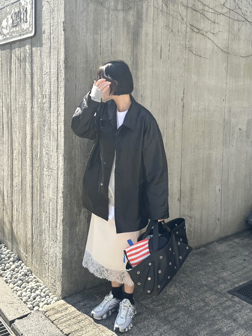 THE LINE-Q韓國東大門代購女士新品休閑推薦26春夏夾克涂層THE LINE-Q夾克