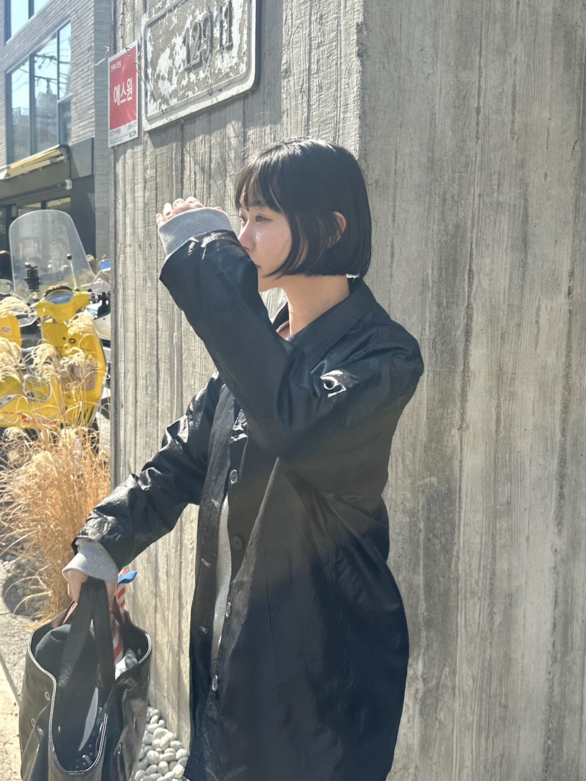 THE LINE-Q韓國東大門代購女士新品休閑推薦26春夏夾克涂層THE LINE-Q夾克