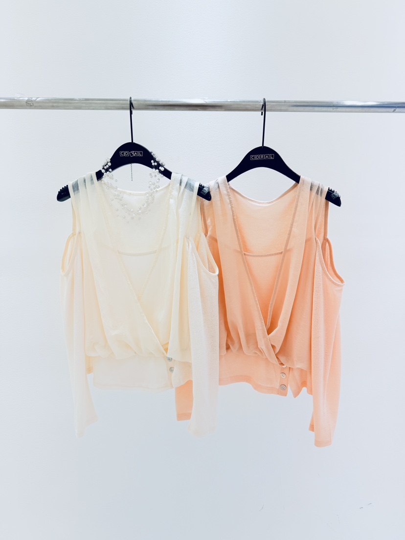 CORAL韓國直郵實拍女士新款熱賣休閑推薦人氣職業襯衫蕾絲衫CORAL襯衫/蕾絲衫