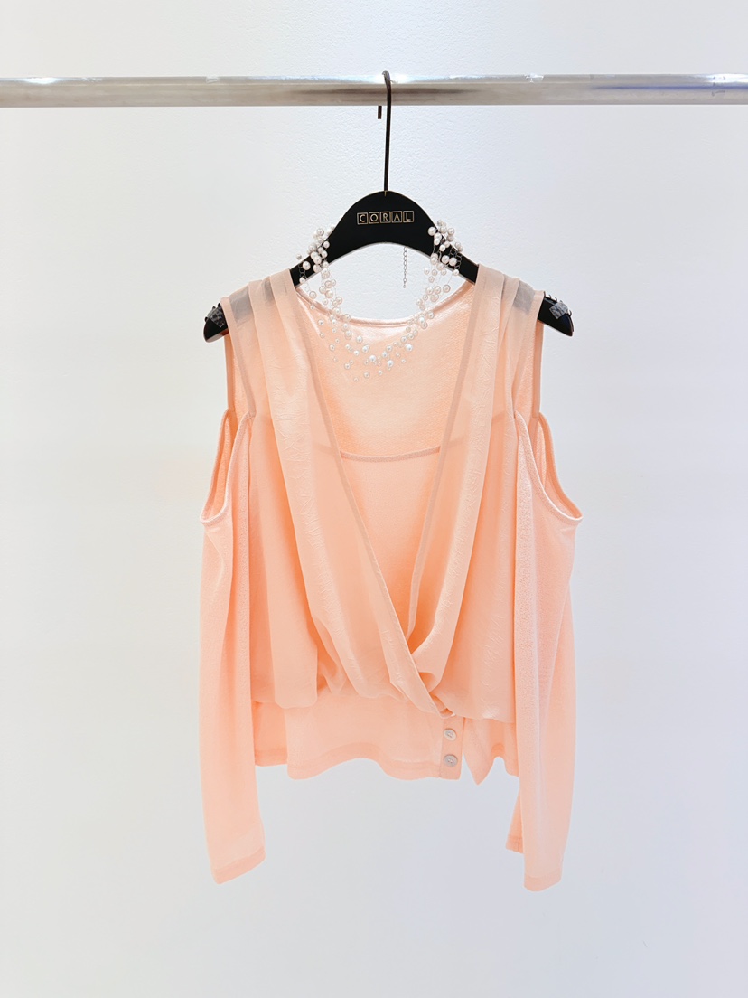 CORAL韓國直郵實拍女士新款熱賣休閑推薦人氣職業襯衫蕾絲衫CORAL襯衫/蕾絲衫圖色1