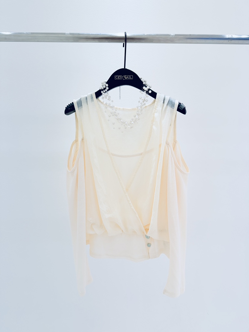 CORAL韓國直郵實拍女士新款熱賣休閑推薦人氣職業襯衫蕾絲衫CORAL襯衫/蕾絲衫圖色2