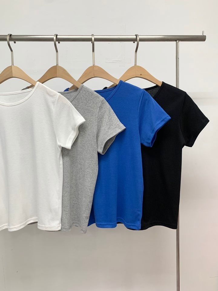 LIVE FOREVER韓國直郵實拍女裝新款人氣熱賣26春夏職業T恤LIVE FOR_EVERT恤