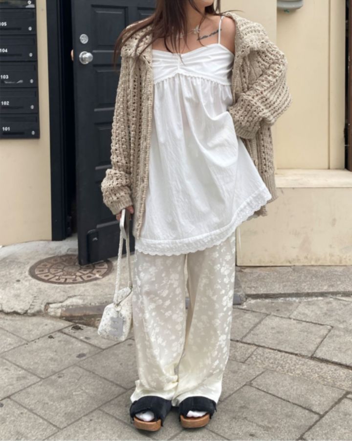 LIVE FOREVER韓國代購女裝新款人氣熱賣休閑推薦26春夏休閑褲LIVE FOR_EVER休閑褲