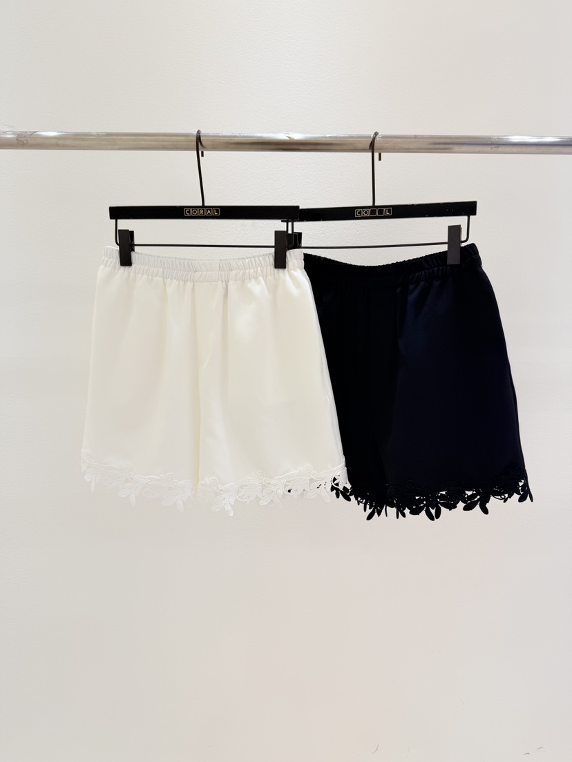 CORAL韓國直郵實拍女裝新品人氣推薦熱賣休閑26春夏短褲蕾絲CORAL短褲