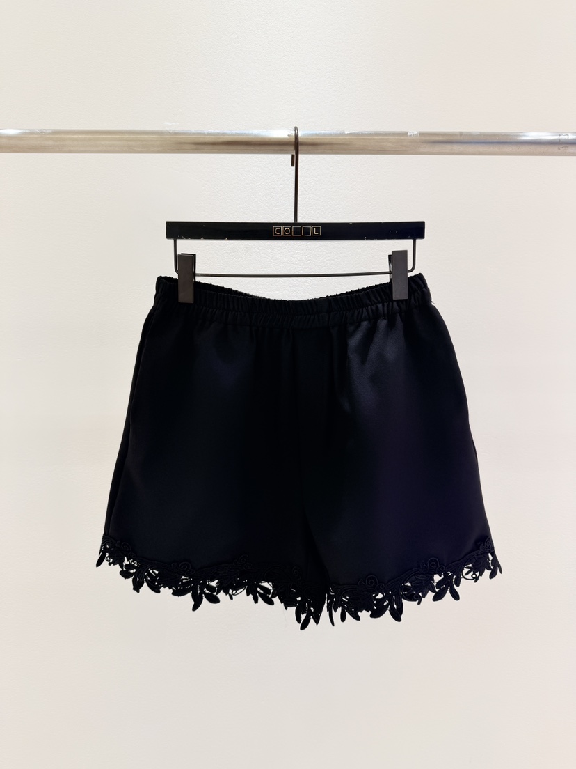 CORAL韓國直郵實拍女裝新品人氣推薦熱賣休閑26春夏短褲蕾絲CORAL短褲圖色2