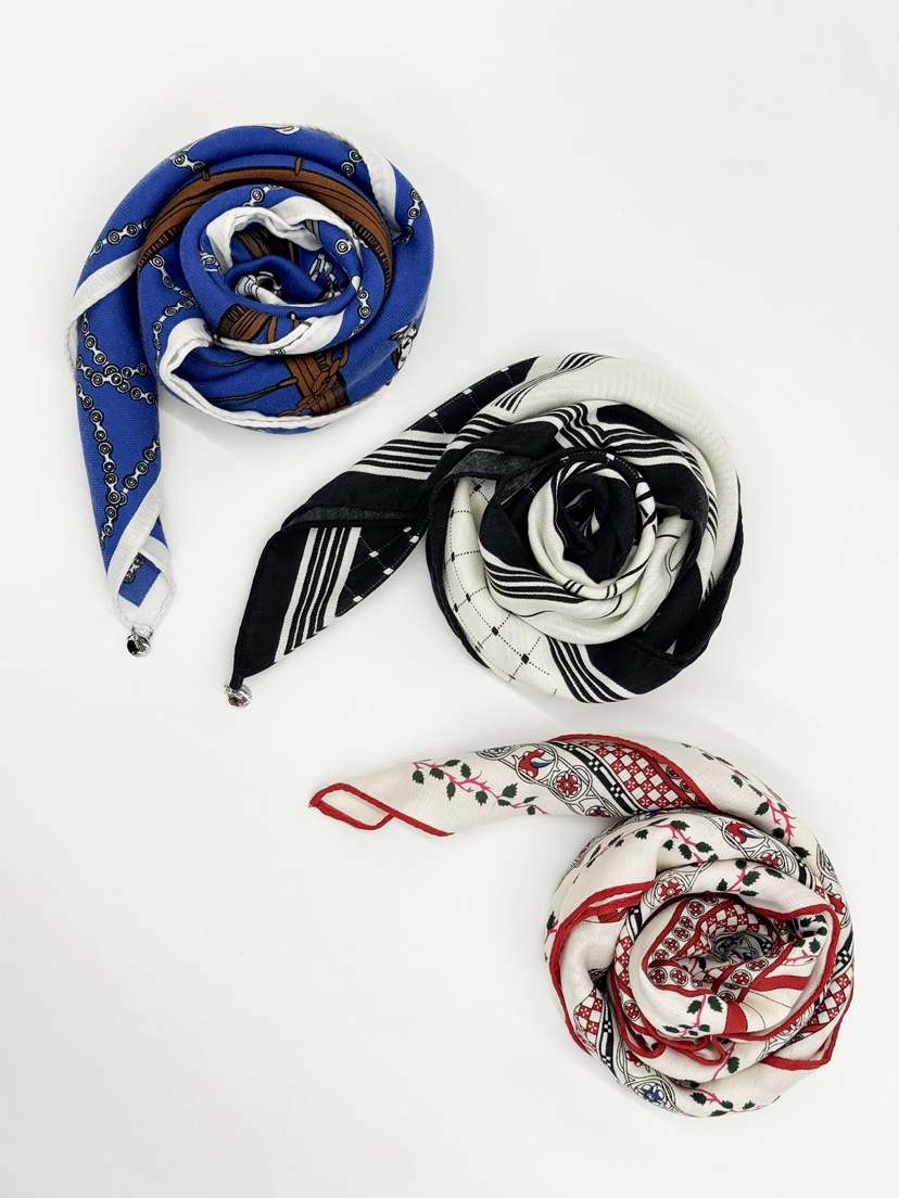 ROOKIE BUD韓國直郵女裝新品時尚推薦26春夏圍巾披肩絲綢ROOKIE BUD-L圍巾/披肩