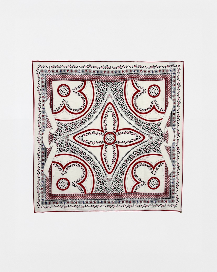 ROOKIE BUD韓國直郵女裝新品時尚推薦26春夏圍巾披肩絲綢ROOKIE BUD-L圍巾/披肩圖色1