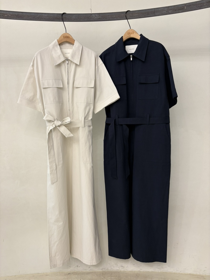 OHAO韓國代購女裝新品26春夏人氣熱賣推薦職業連體褲含腰帶OHAO/HA MONG連體褲