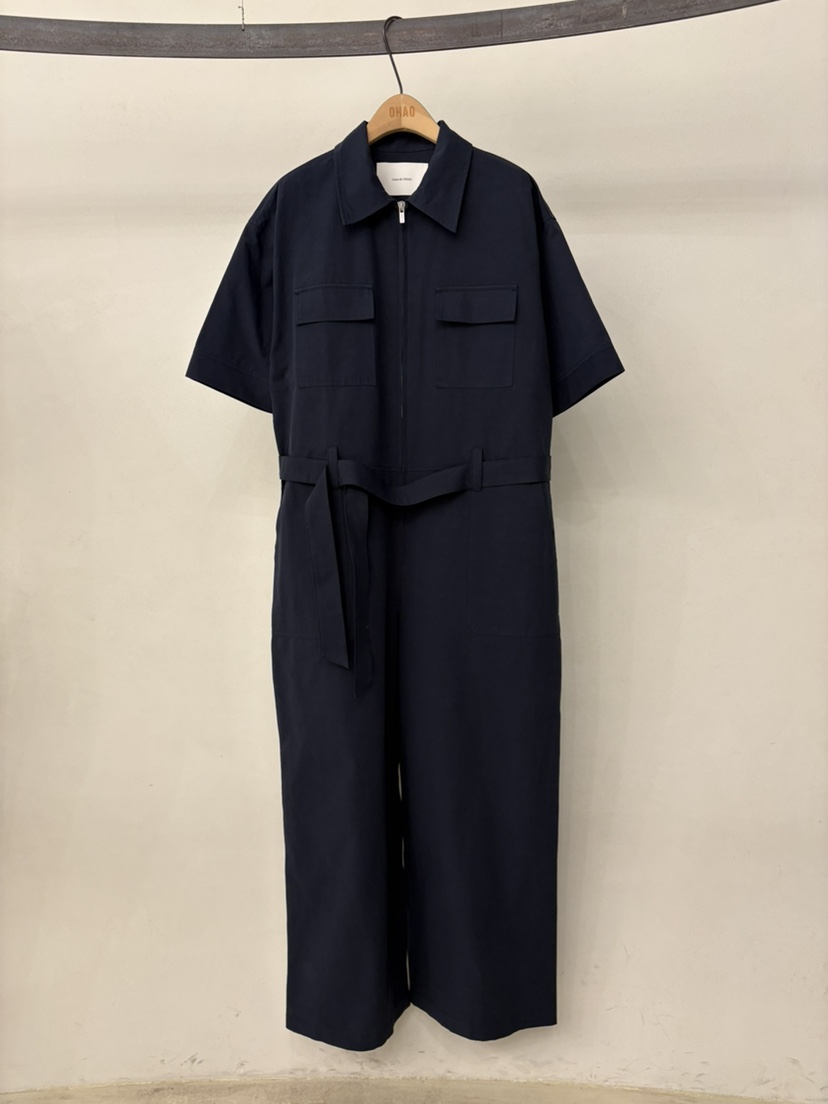 OHAO韓國代購女裝新品26春夏人氣熱賣推薦職業連體褲含腰帶OHAO/HA MONG連體褲圖色2