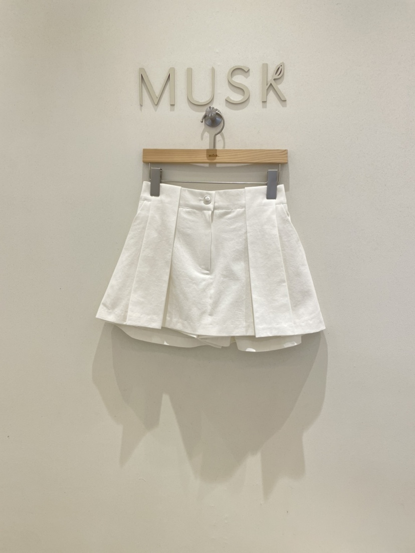 MUSK韓國直郵實拍女士新款人氣26春夏時尚職業休閑推薦裙褲MUSK裙褲圖色1