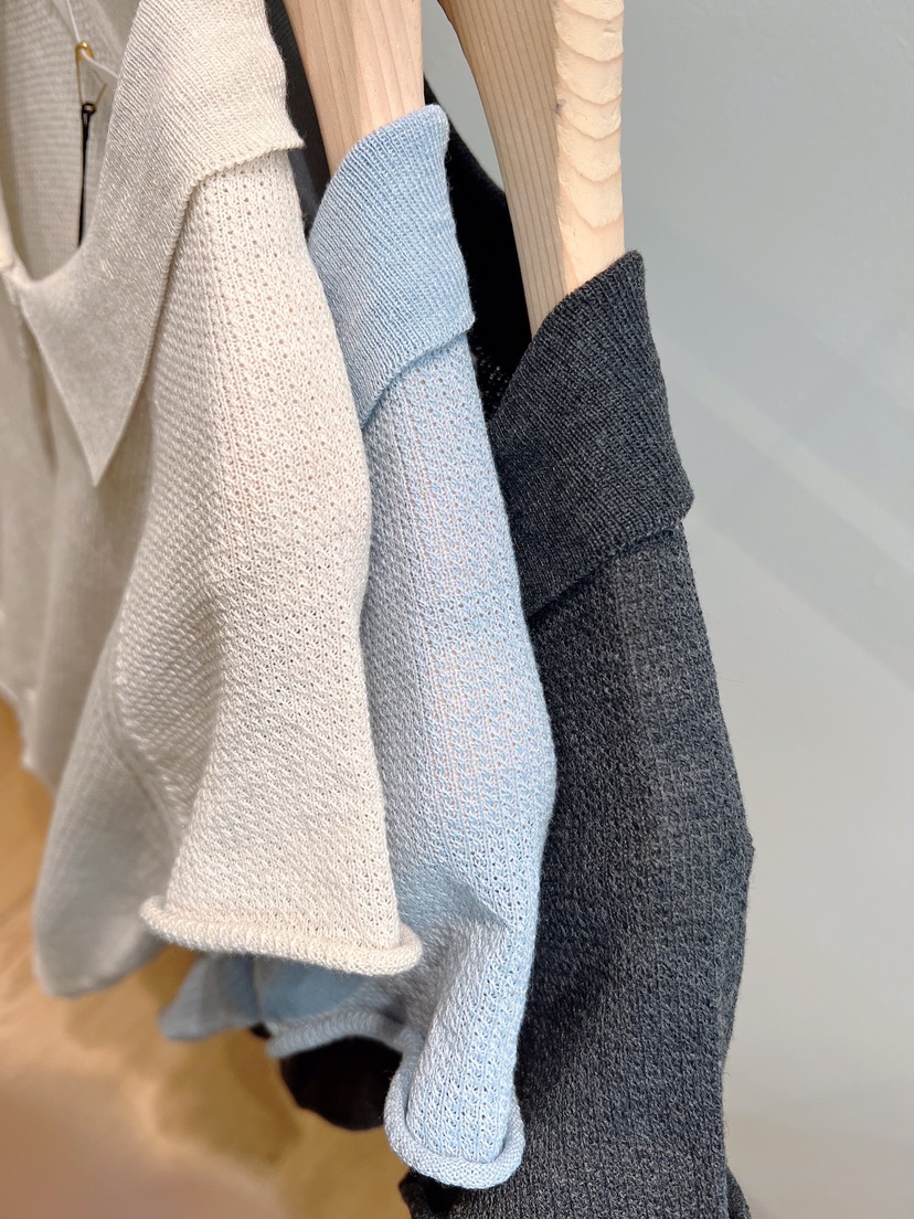 GLAD SOME韓國直郵女裝新品熱賣職業休閑推薦針織衫亞麻GLAD SOME針織衫