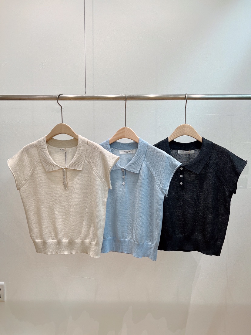 GLAD SOME韓國直郵女裝新品熱賣職業休閑推薦針織衫亞麻GLAD SOME針織衫圖色2左二色