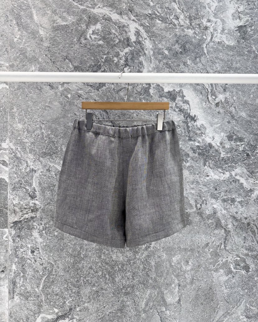 ROOKIE BUD韓國東大門直郵女士新品時尚職業短褲粗花呢亞麻ROOKIE BUD-L短褲