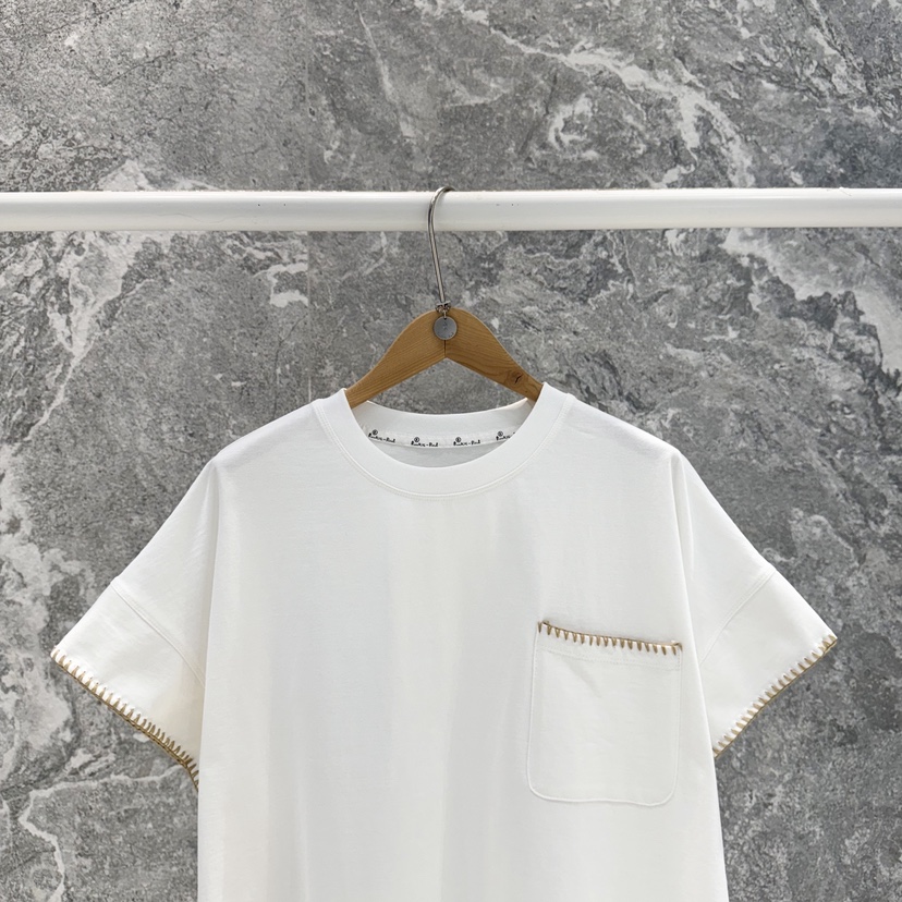 ROOKIE BUD韓國直郵實拍女裝新品人氣26春夏職業T恤口袋ROOKIE BUD-LT恤