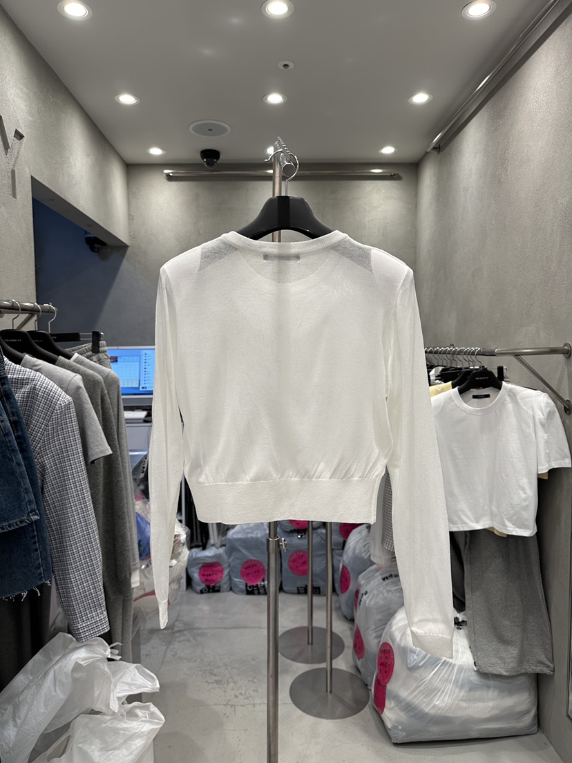 CELEBRITY-A韓國東大門直郵女裝新品26春夏針織衫透視開衫CELEBRITY-A針織衫